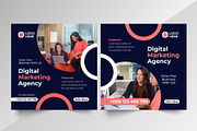 Social Media Marketing Post Banner, a Social Media Template by Tahnix Creative (Thumbnail 1 of 3)