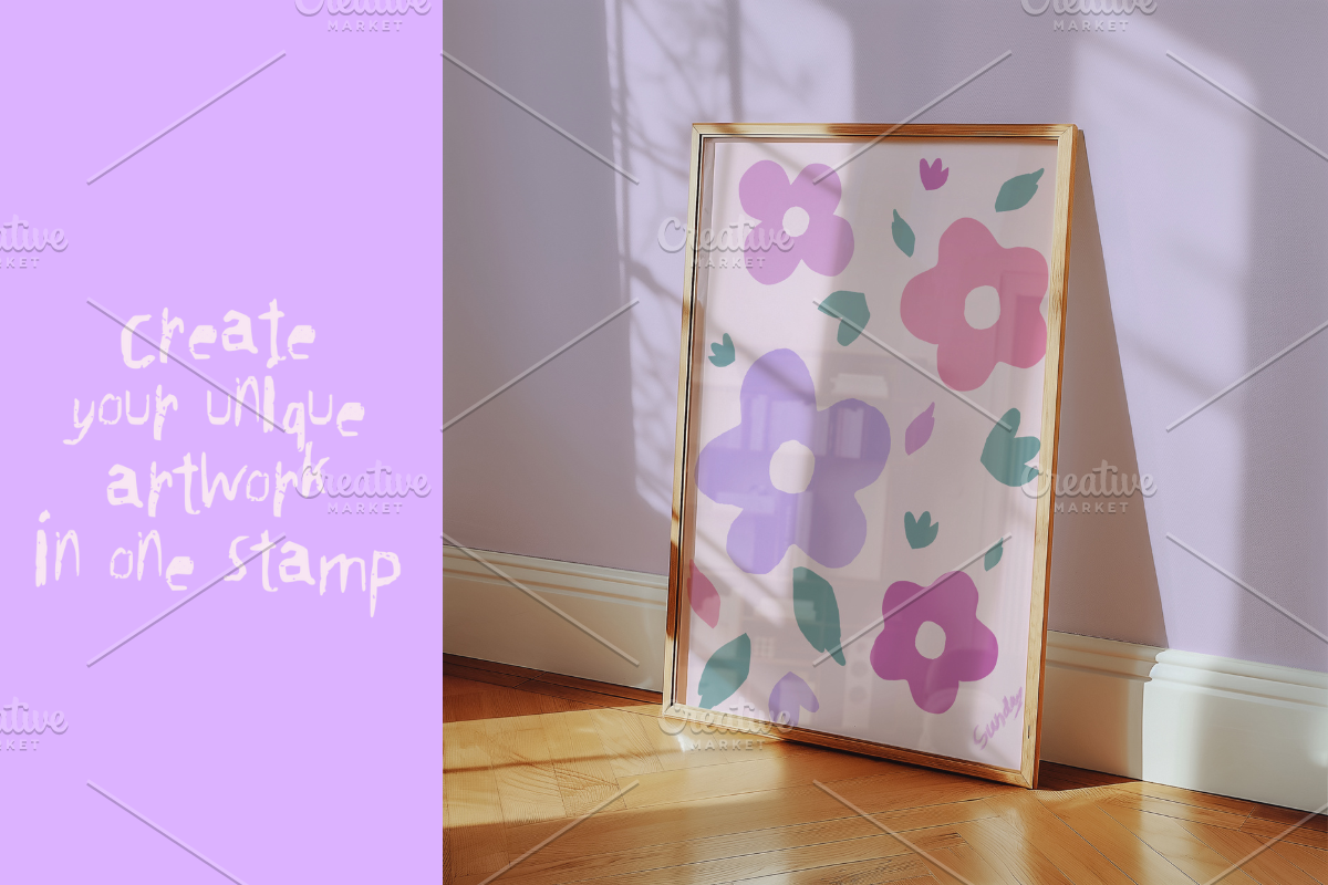 Cute Stamp Brush Procreate, a Brush Add-On by CraftingOnSunday (Photo 3 of 11)