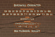 Bradwall Graffiti Font, a Font by Blankids Studio (Thumbnail 5 of 6)
