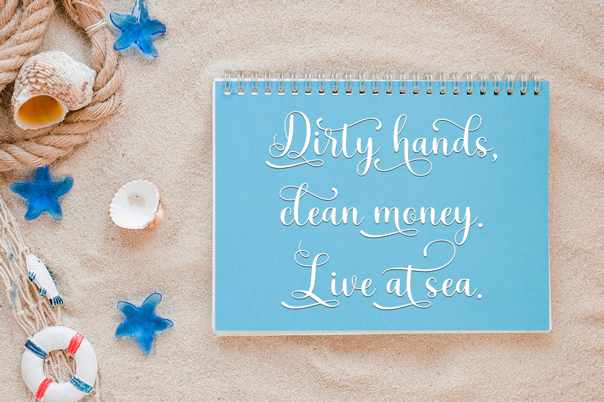 Yoshieka | Modern Calligraphy Font preview 5