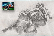 Realistic Pencil Sketch CS3+, an Action Add-On by Amorjesu.com (Thumbnail 9 of 16)