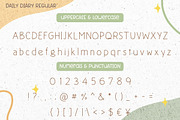 Daily Diary – Handwritten Font, a Handwritten Font by AnningArts (Thumbnail 5 of 7)