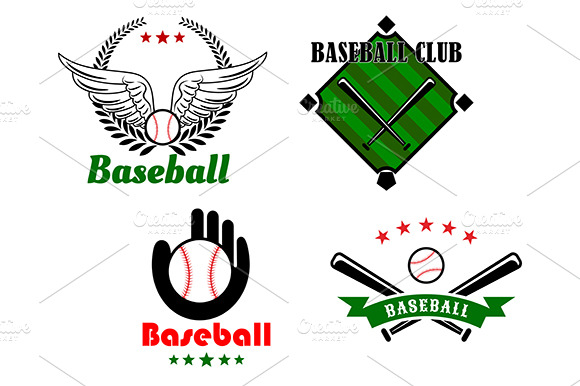 Baseball Emblems And Badges