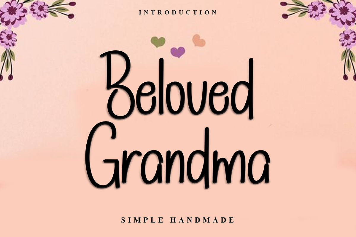 Beloved Grandma, a Handwritten Font by FreshTypeINK (Photo 1 of 8)