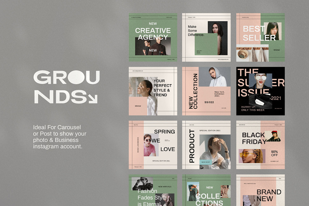 Brand Social Media Pack Canva Bundle, a Social Media Template by Dirtytemp Studio (Photo 27 of 44)