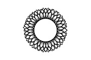Floral Mandala Circle Frame Bundle, an Illustration by Gaye Art (Thumbnail 18 of 51)