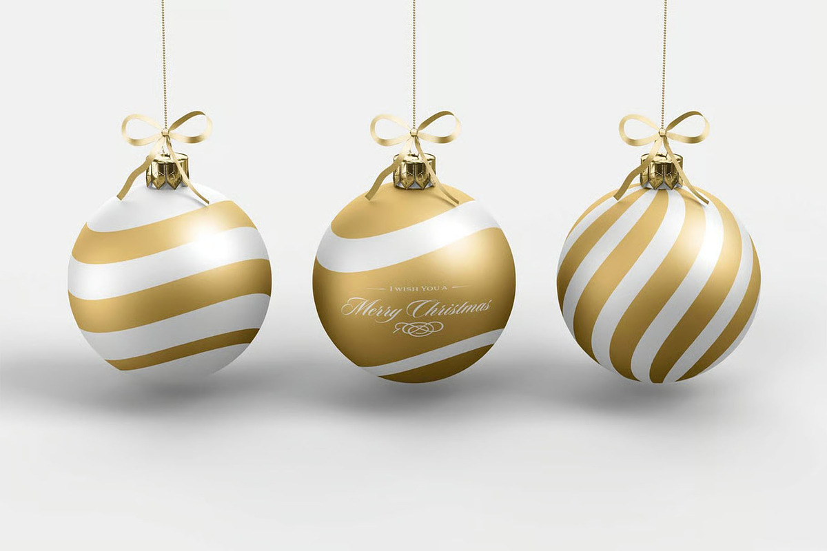 Christmas Ball Mock-up, a Product Mockup by zippypixelstudio (Photo 7 of 10)