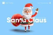 Santa Claus. Christmas Set., a Decorative Illustration by Best Pixels™ (Thumbnail 1 of 8)