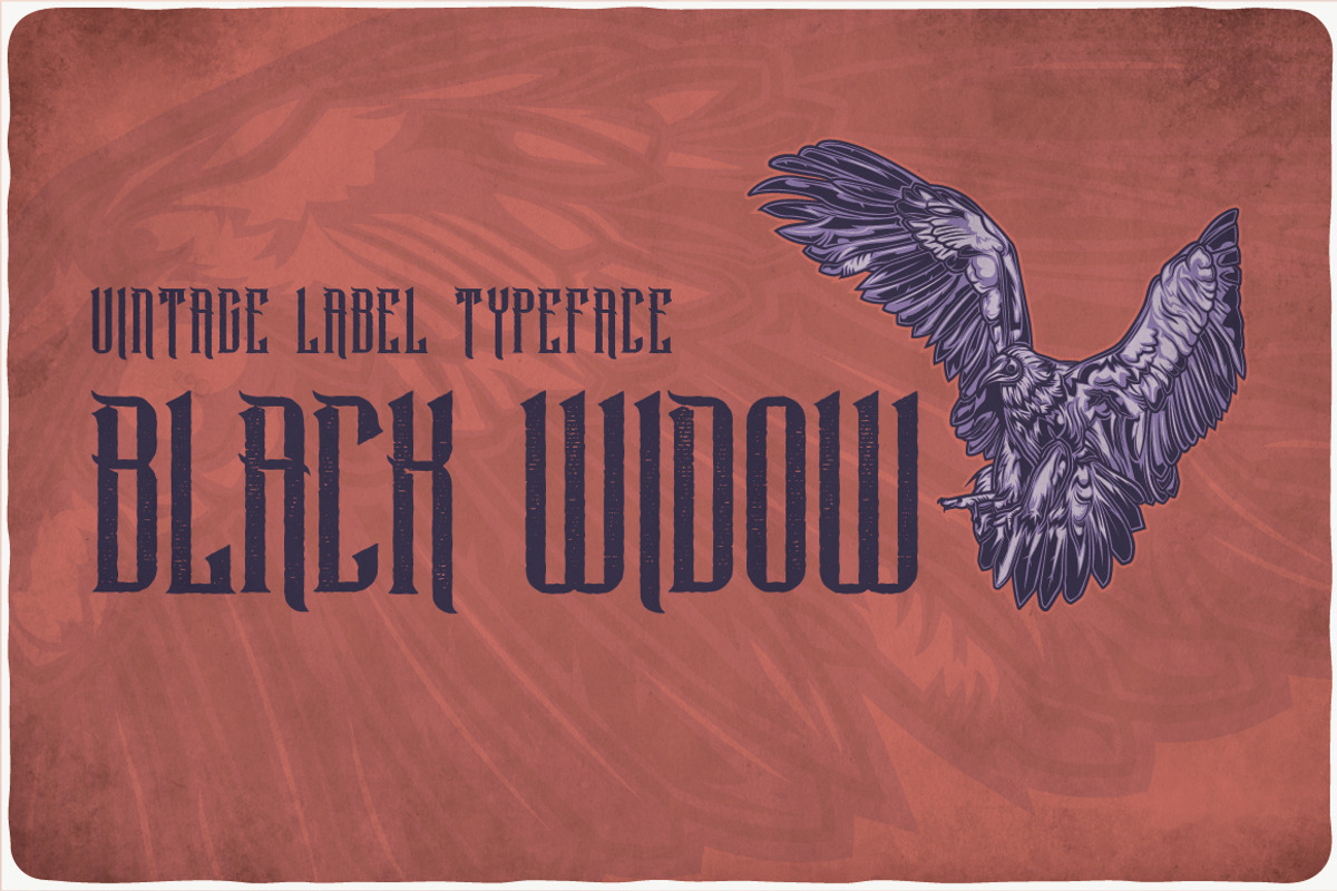 Black Widow Typeface preview 5