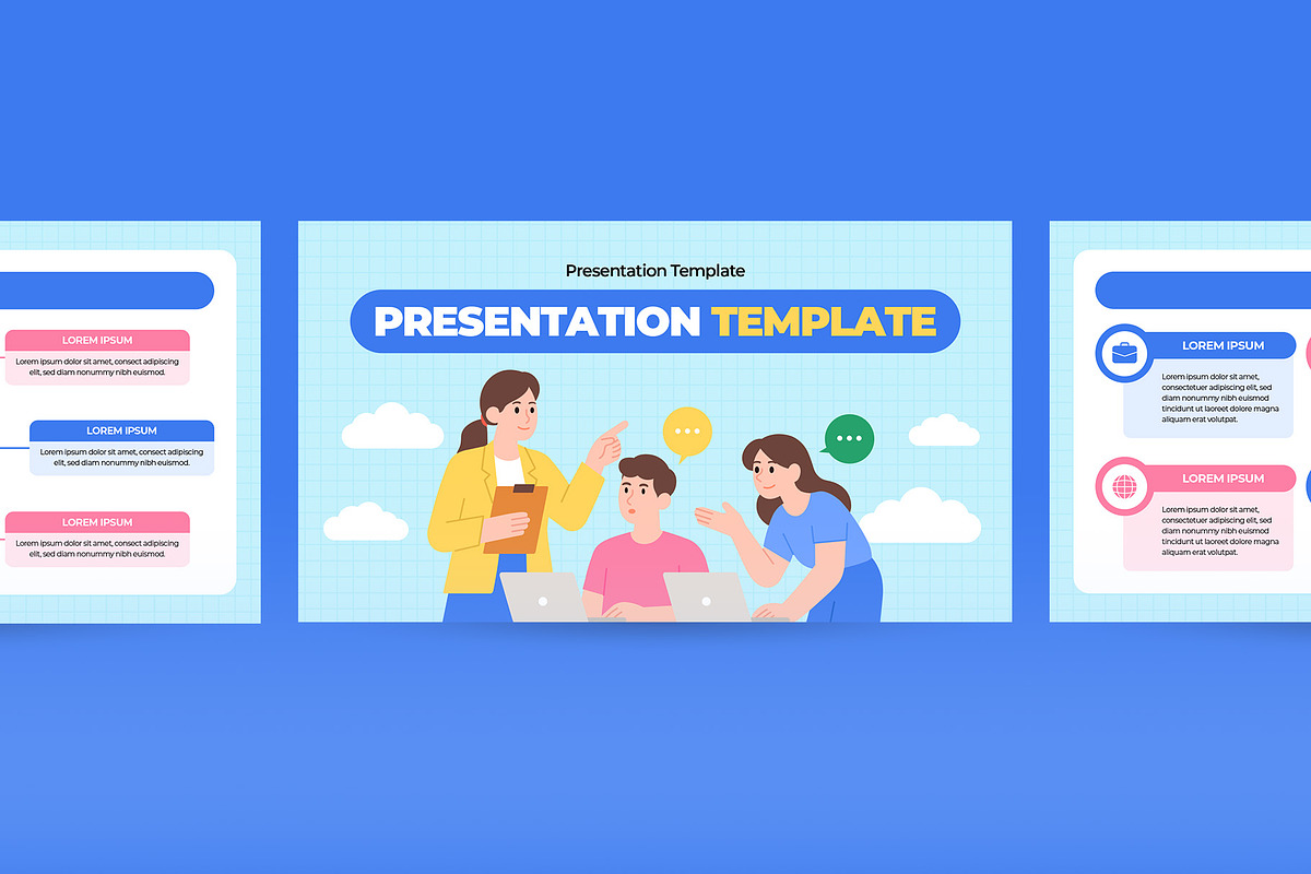 Business Plan PowerPoint Template, a Presentation Template by CreativeUP (Photo 2 of 6)