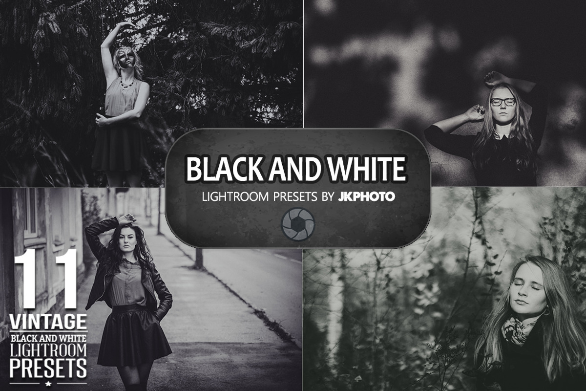 11 Vintage Black And White Lightroom, an Action Add-On by JKPHOTO (Photo 3 of 3)