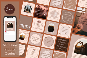 Canva Template "Self Care Instagram"