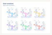 Seesaw Joy Father and Child Playing, a Graphic by PixelBender (Thumbnail 2 of 5)