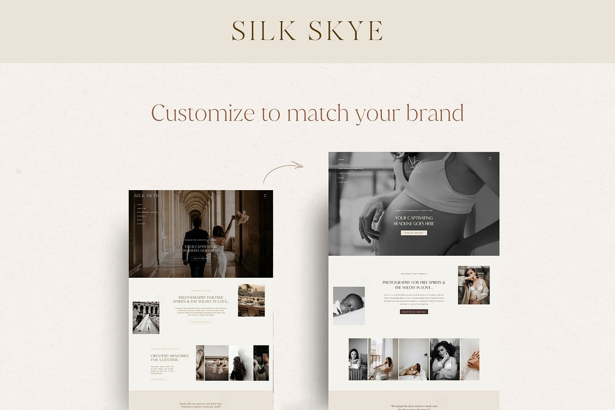 Aesthetic Showit Website Template, a Websites & App Template by Wonderlik Webdesign (Photo 6 of 8)