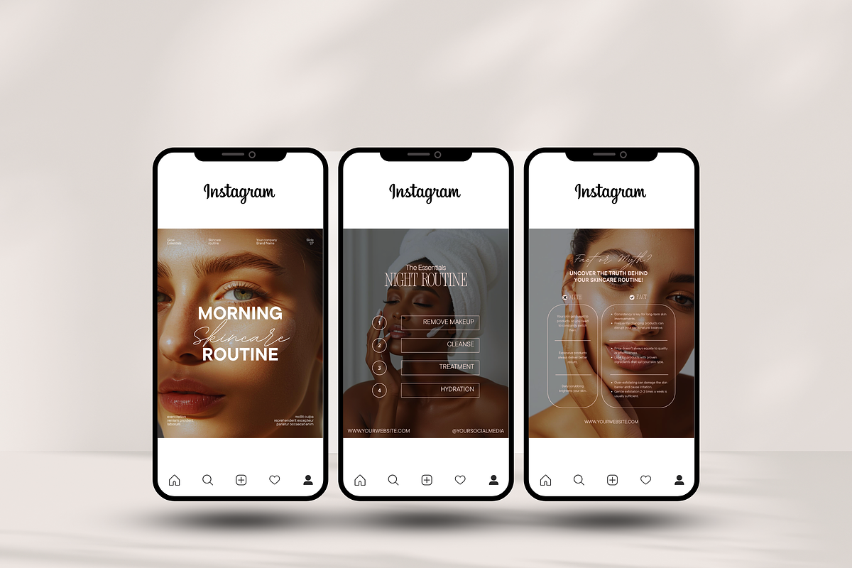 Beauty & Skincare Instagram Template, a Social Media Template by My Template Studio (Photo 15 of 19)