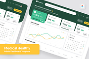 Meditecha - Hospital Admin Dashboard, a Websites & App Template by SquidPixey (Thumbnail 1 of 5)
