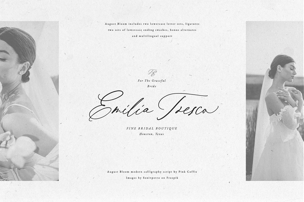 Wedding Calligraphy Font Duo Bundle, a Script Font by Pink Coffie (Photo 47 of 51)