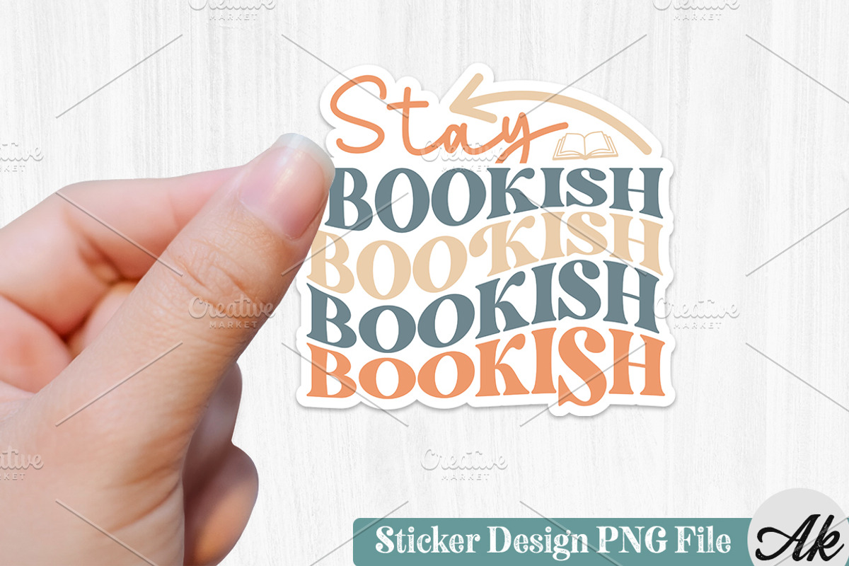 Book Lover Sticker Bundle,PNG File,, a Graphic by akazaddesign (Photo 8 of 11)