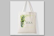 Lily of the Valley Floral clipart, a Decorative Illustration by LeCoqDesign (Thumbnail 4 of 5)