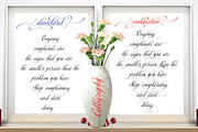 Calligraphy Script, a Script Font by moriztype (Thumbnail 4 of 4)