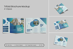 Trifold Brochure Mockup