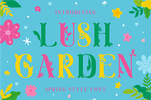 Lush Garden Spring Style Font