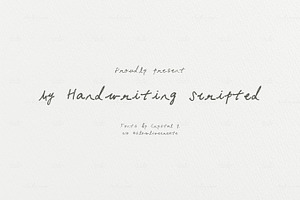 My Handwriting Scripted for Journals