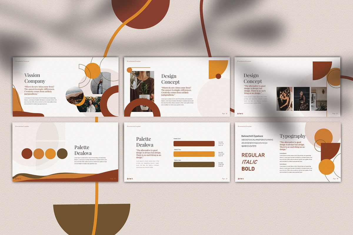 Dealova Abstract Google Slide, a Presentation Template by Spesifikstd