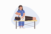 Chiropractic Treatments Illustration, an Object Graphic by Jump Studio (Thumbnail 7 of 12)