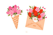 Valentine’s Day bouquets, an Object Graphic by vik.stock (Thumbnail 6 of 6)