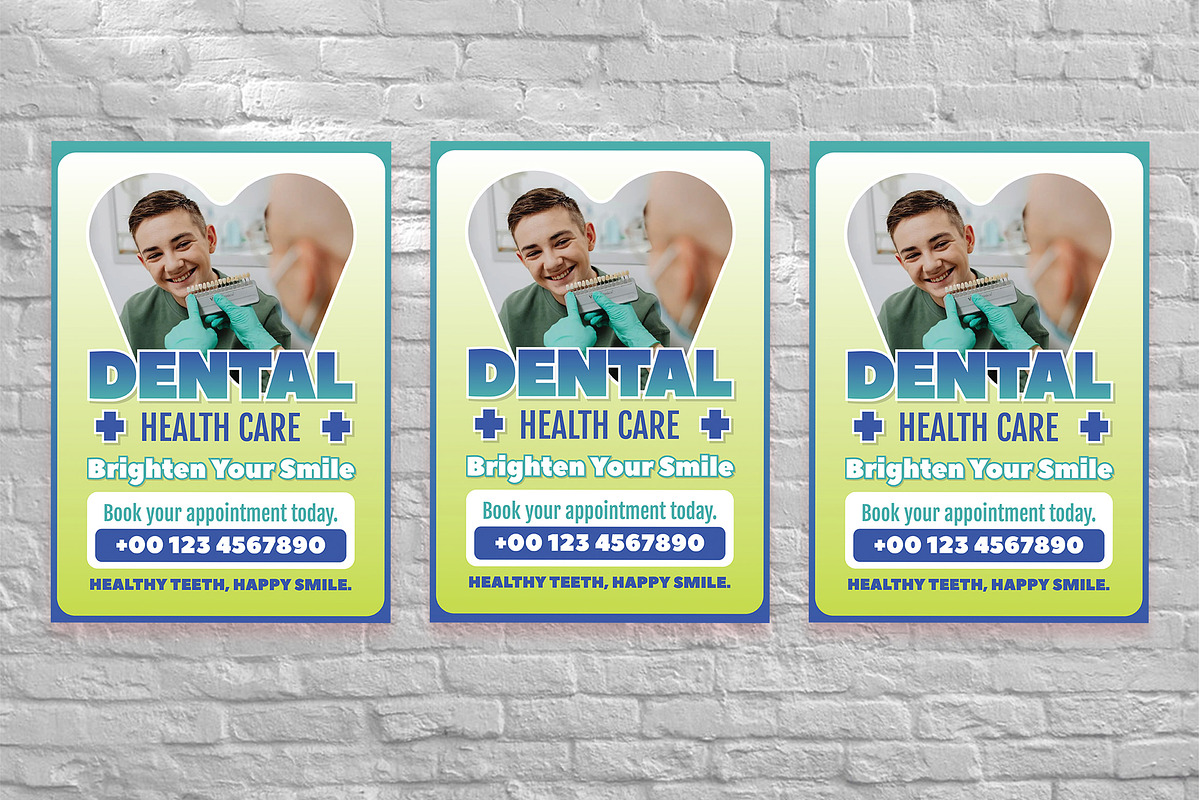 Dental Healthcare Flyer Set, a Flyer Template by Aiyari Graphic (Photo 3 of 3)