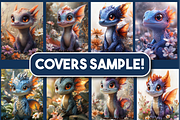 Cute Baby Dragon Coloring Book, an Animal Illustration by Printable Design Store (Thumbnail 2 of 3)