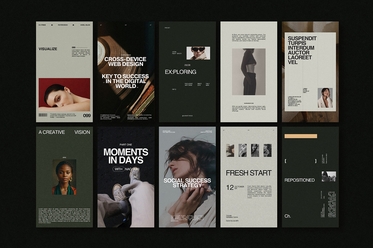 ZORA | Instagram Post & Story (II), a Social Media Template by The Aesthetic Studio (Photo 6 of 10)