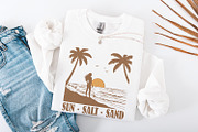 Sun Salt Sand PNG, Retro Summer, an Illustration by SharpMarketplace (Thumbnail 4 of 9)