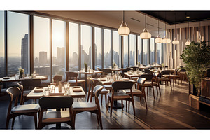 ambiance place restaurant background, a Food & Drink Photo by pikepicture
