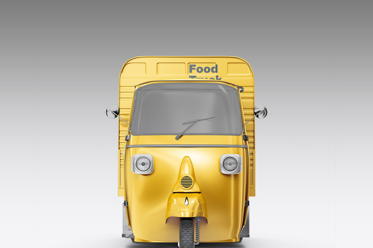 Food Truck Mockup, a Product Mockup by OneVectorStock (Photo 2 of 16)