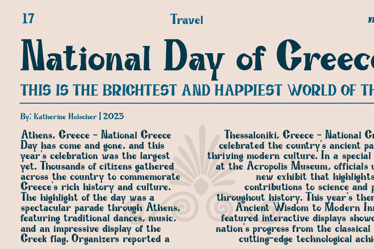 Gragilia - Ancient Greek Font, a Serif Font by Pandeka Studio (Photo 9 of 9)
