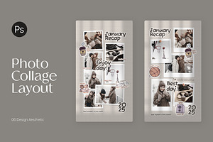 Photo Collage Social Media Template, a Social Media Template by Ghurafa Studio