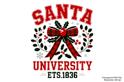 Santa University PNG, Christmas PNG, a Graphic by Clipart Bloom (Thumbnail 1 of 2)