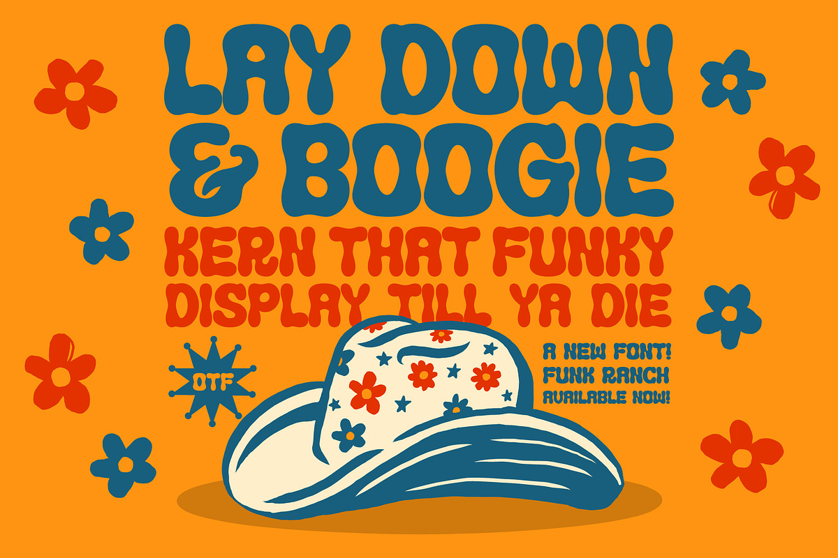 Funk Ranch Display Font, a Font by Brethrendesignco (Photo 2 of 4)
