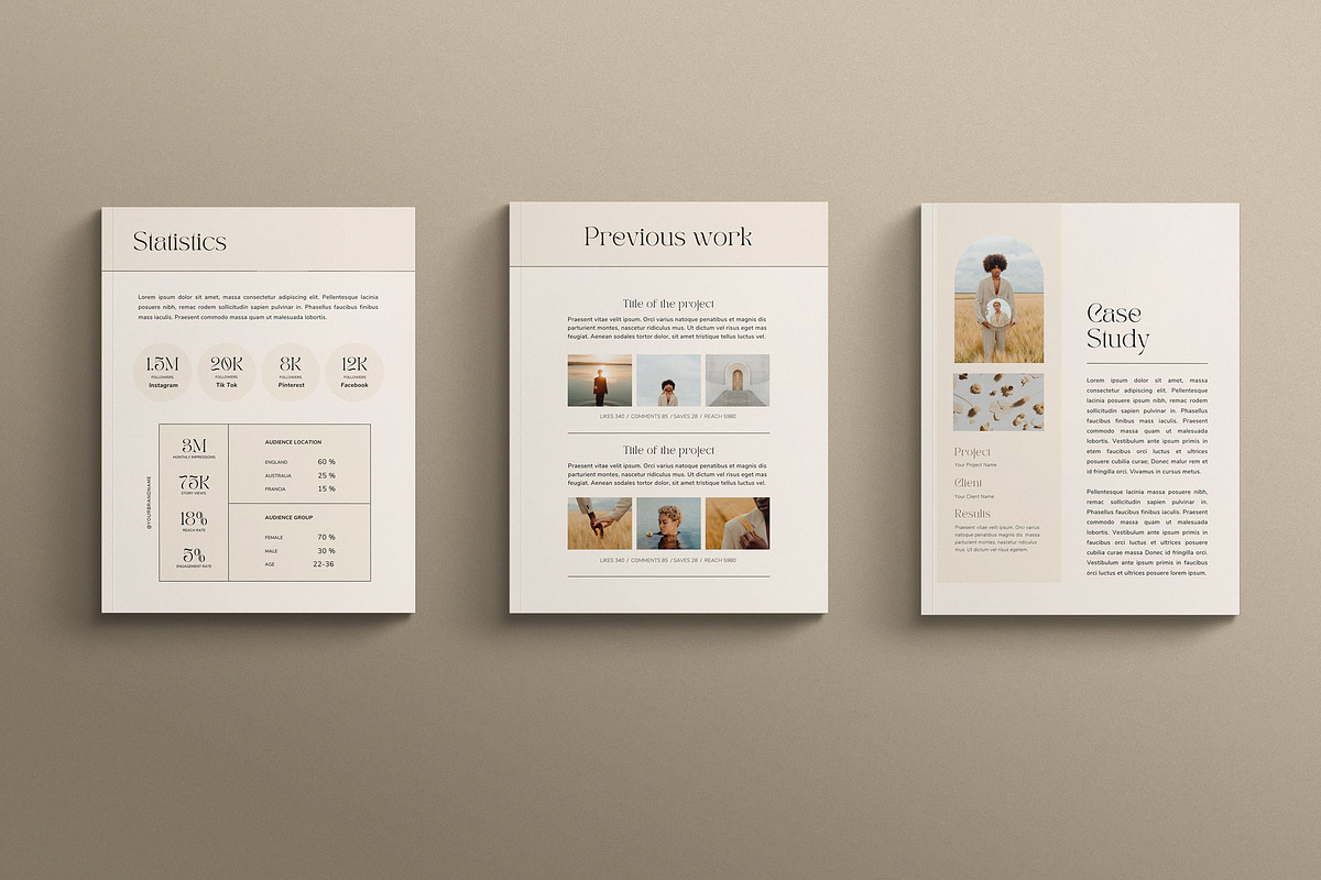 BLISS | Media Kit Canva Template, a Magazine Template by Sierra Creative Studio (Photo 6 of 10)