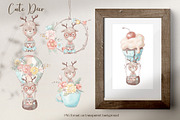 Cute woodland animals clipart., an Animal Illustration by Yuliya Art (Thumbnail 5 of 19)