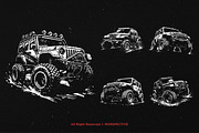 10 Bundle Dark Art Dirt Jeep Car Off, an Illustration by Morspective (Thumbnail 3 of 7)