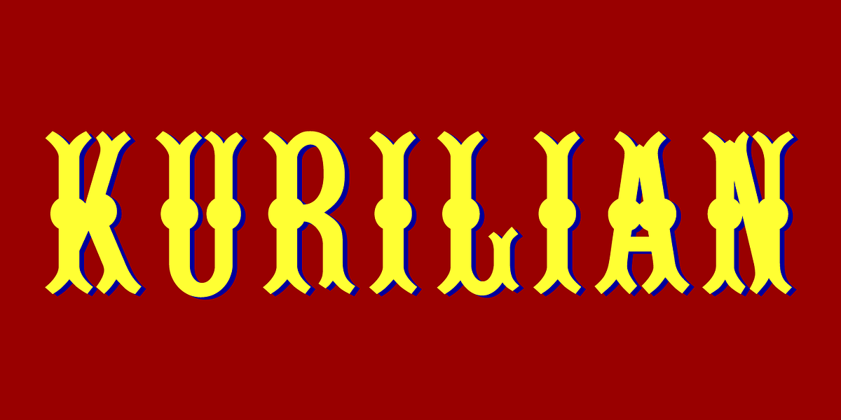 Kurilian, a Font by Wooden Type Fonts