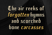 CS Bergamot Drawn, a Blackletter Font by Craft Supply Co. (Thumbnail 3 of 8)