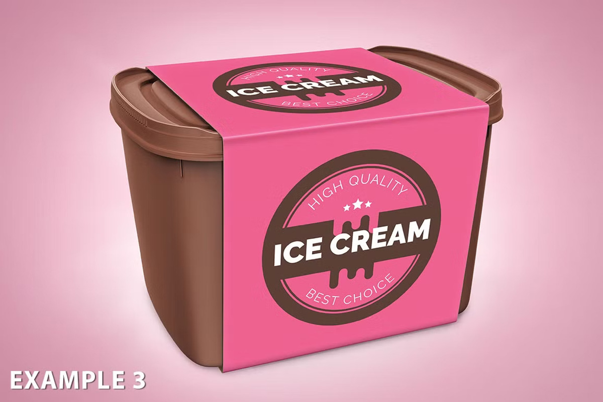 Ice Cream Container Mockup, a Cups & Container Mockup by Bruno's Shop (Photo 7 of 9)
