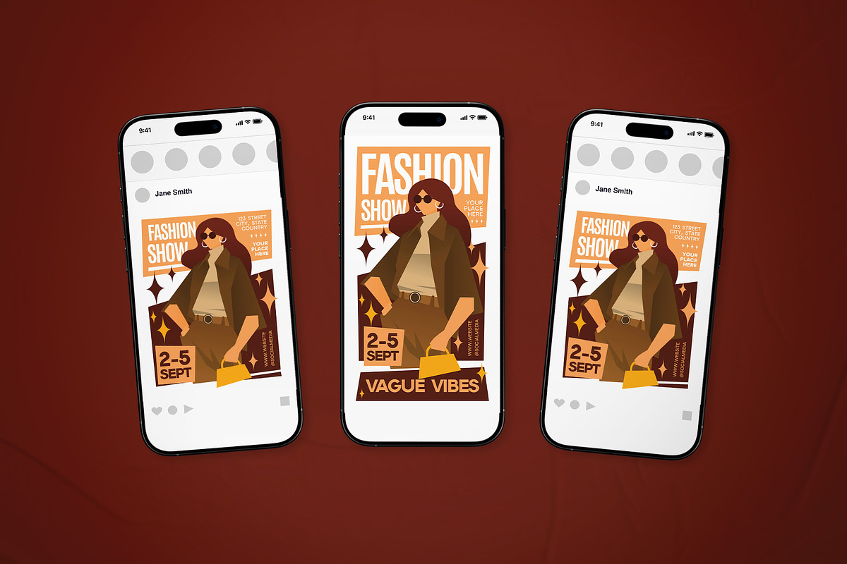 Fashion Show Event Flyer Set, a Flyer Template by The Good Store (Photo 2 of 2)
