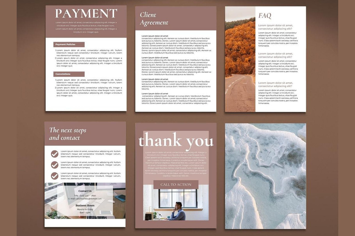 Client Welcome Packet CANVA, a Magazine Template by bonadigitals (Photo 5 of 6)