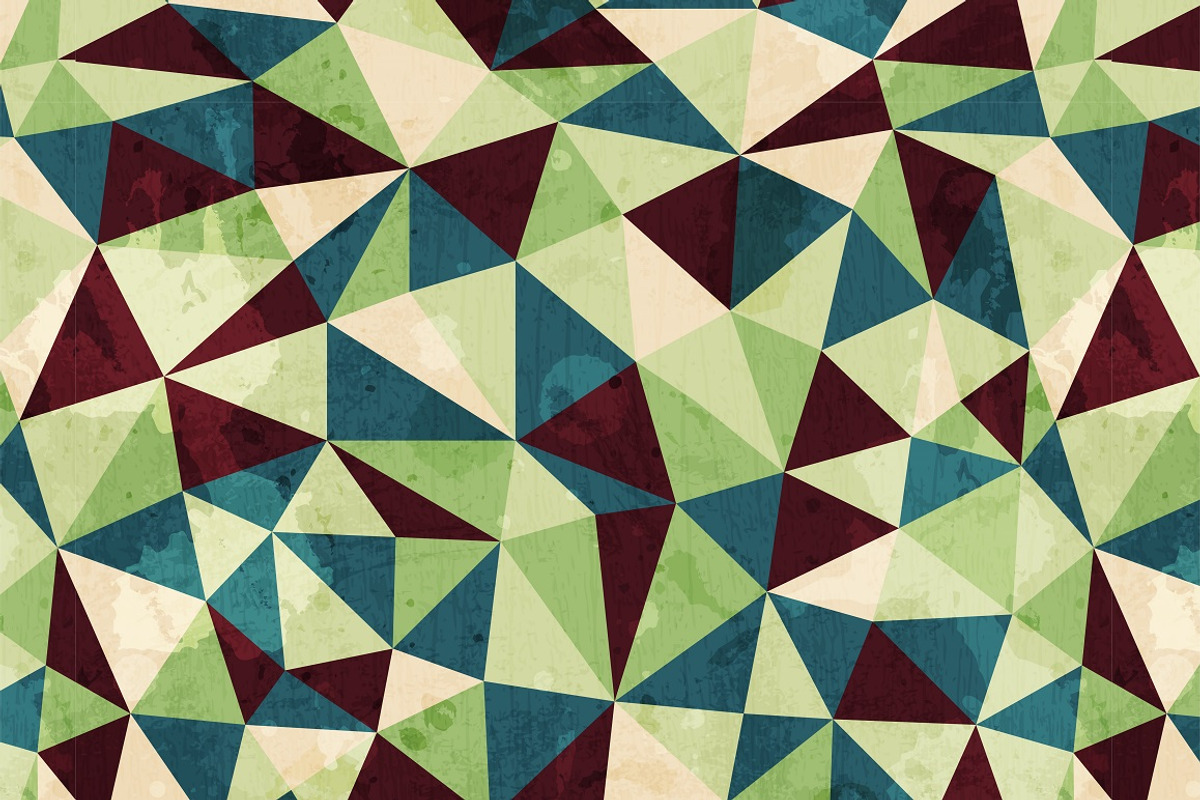 Vector Triangle Patterns 2, a Pattern Graphic by Gudiny