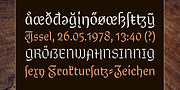 Kuschelfraktur, a Blackletter Font by Catharsis Fonts (Thumbnail 5 of 8)
